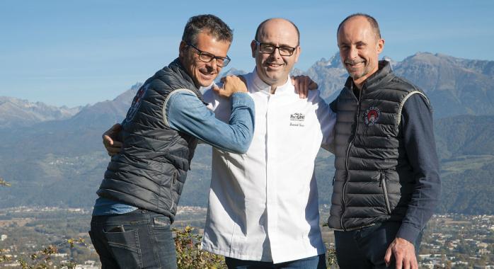 Yann d’Ascoli, Laurent Gras et Denis Poirier :  le trio s’exporte désormais au-delà des Alpes