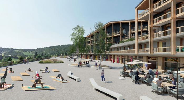 Le projet immobilier Ananda Resort à La Côte 2000, Villard-de-Lans 
