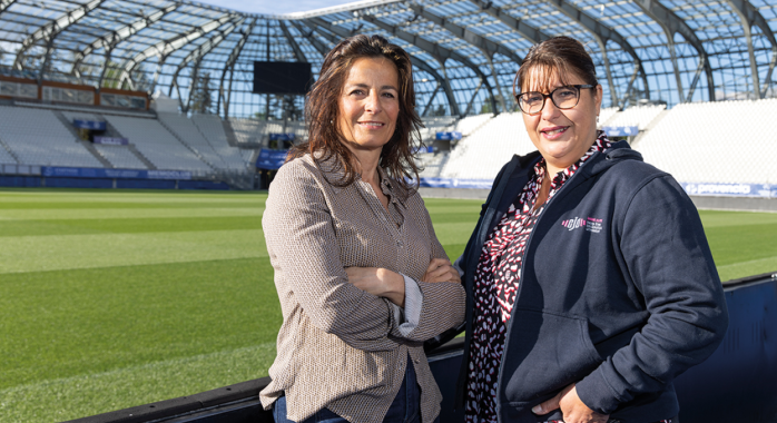 Nathalie Martinez et Sabine Orlandini,  coprésidentes du CJD Grenoble