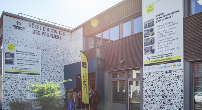 L'hôtel d'activités des Peupliers a été inauguré en avril 2025. © M. Penverne - Grenoble Alpes Métropole L'hôtel d'activités des Peupliers a été inauguré en avril 2025.