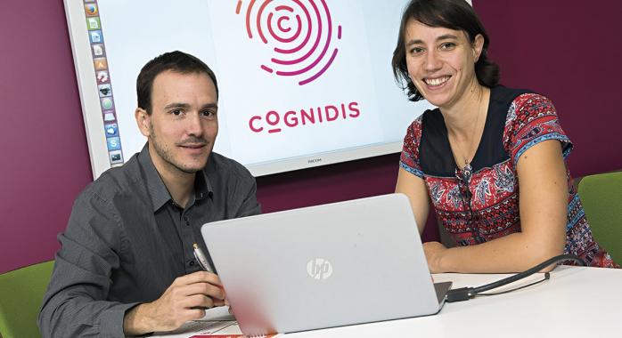 Olivier Audo, cofondateur de la start-up Cognidis avec Estelle Braillon.