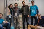 L'équipe de Carlhydro, premier prix du Startup Weekend Grenoble