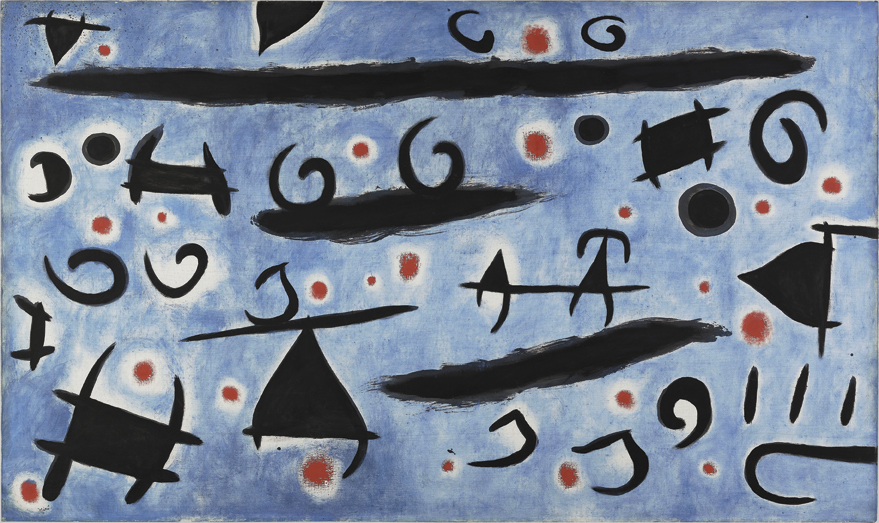 Exposition Miró. Un brasier de signes, coorganisée  avec le Centre Pompidou, du 20 avril au 21 juillet 2024.