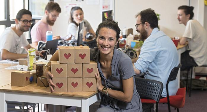 Marie Poulle, une des créatrice de Lovebox