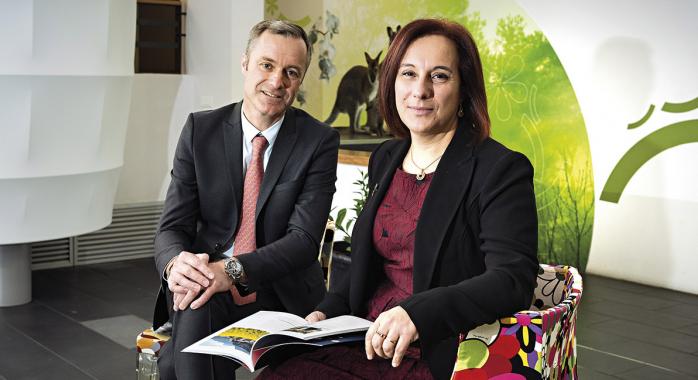 Bertrand Converso, président, et Patricia Dudonné, directrice générale de la SDH © E. Tolwinska.