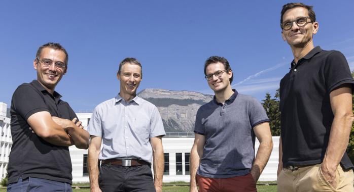 Les quatre fondateurs de Cilkoa : Frédéric Mercier, Romain Lecot, Erwan Gicquel et Olivier Muquet