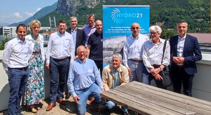 Une partie des membres d'Hydro 21, organisatrice des rencontres Business Hydro 