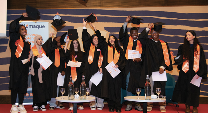 Cérémonie de remise des diplômes pour des jeunes issus de Télémaque © M. Aznar