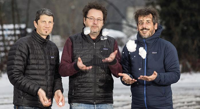 Sébastien Bur, Jérôme Girard et Thomas Vinard, co-fondateurs de la société.