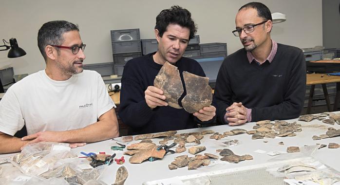 Arnaud Roy, à gauche, Alexandre Morin et Sébastien Bernard-Guelle, cogérants.