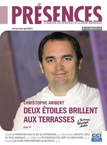 Christophe Aribert, chef des Terrasses d'Uriage Christophe Aribert, chef des Terrasses d'Uriage